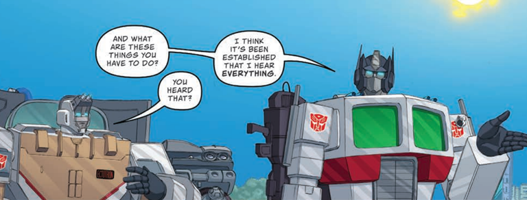 Transformers News: IDW Transformers Ghostbusters Ghosts of Cybertron Part 5 Review