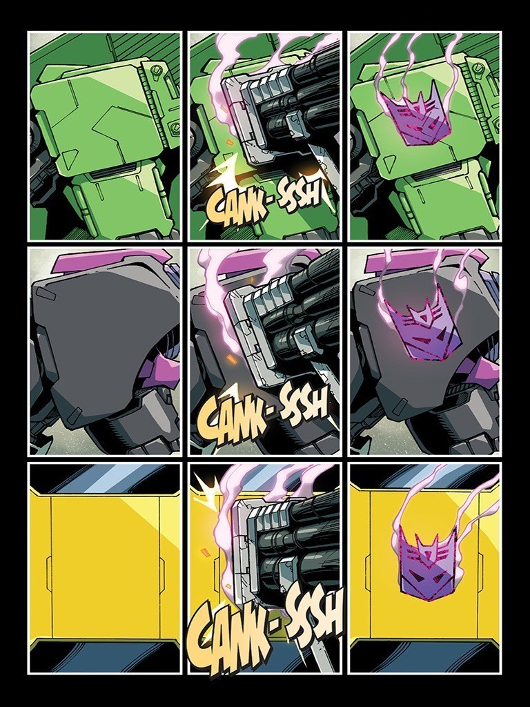 Transformers News: iTunes Three Page Preview for IDW's Transformers Issue 13