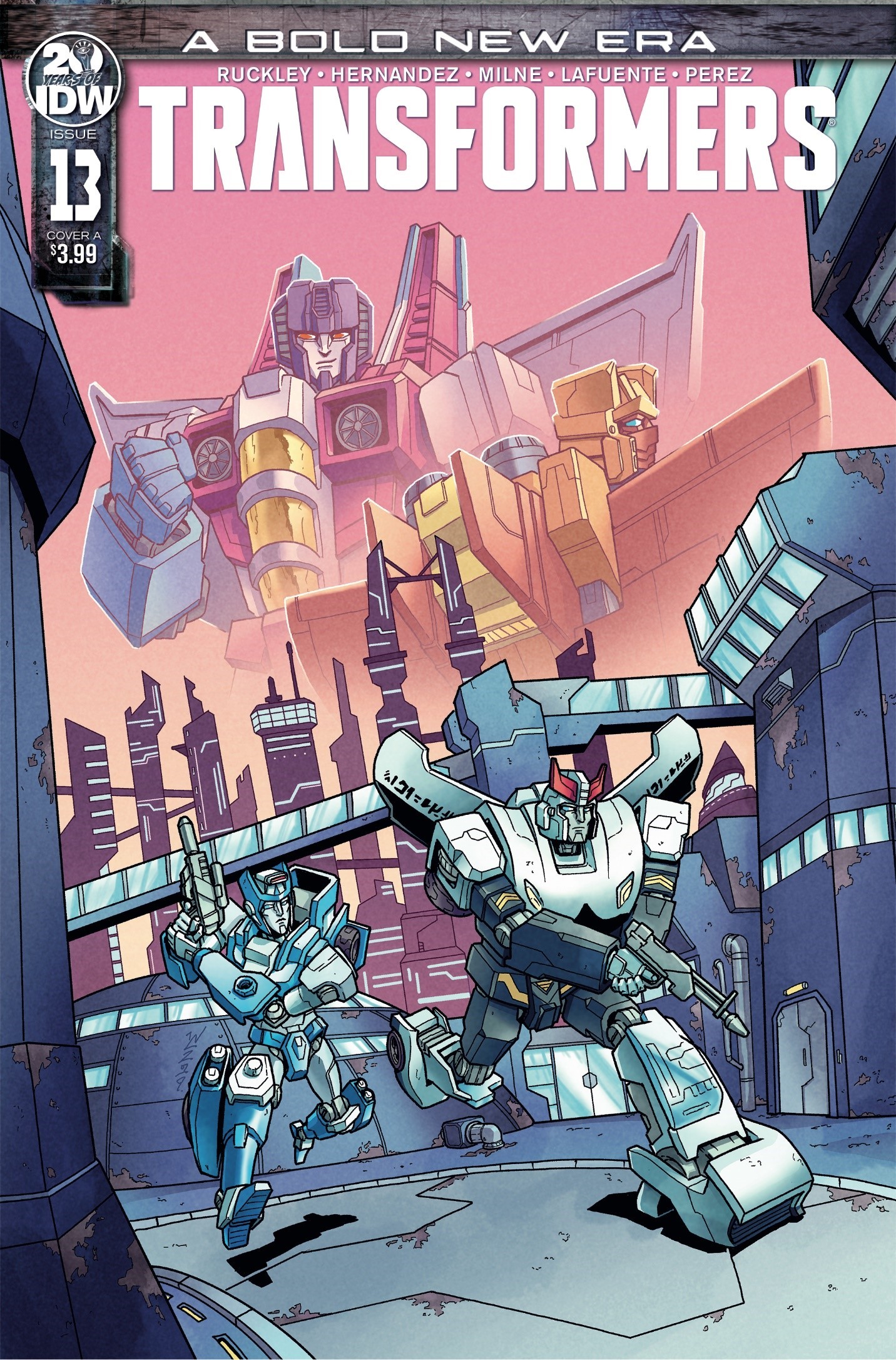 Transformers News: iTunes Three Page Preview for IDW's Transformers Issue 13