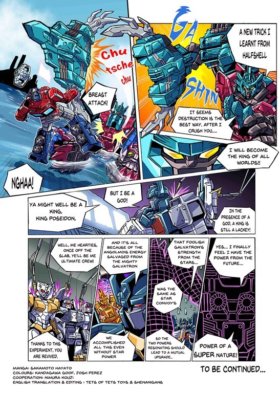 Transformers News: English Translation for Latest Chapter in the Transformers Seacons and Star Convoy Saga Manga