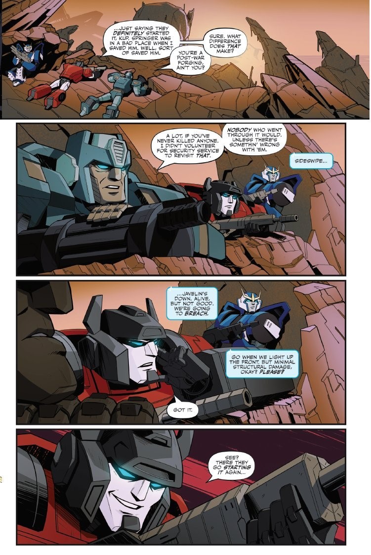 Transformers News: IDW Transformers Issue 14 Sneak Peak