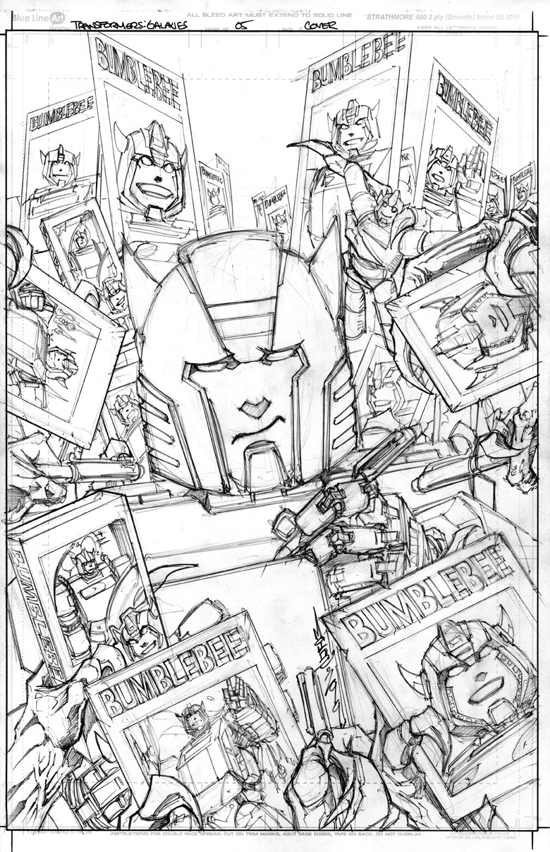 Transformers News: Transformers Galaxies #5 Cover Revealed Complete with Process of Production Transformers News: Transformers Galaxies #5 Cover Revealed Complete with Process of Production