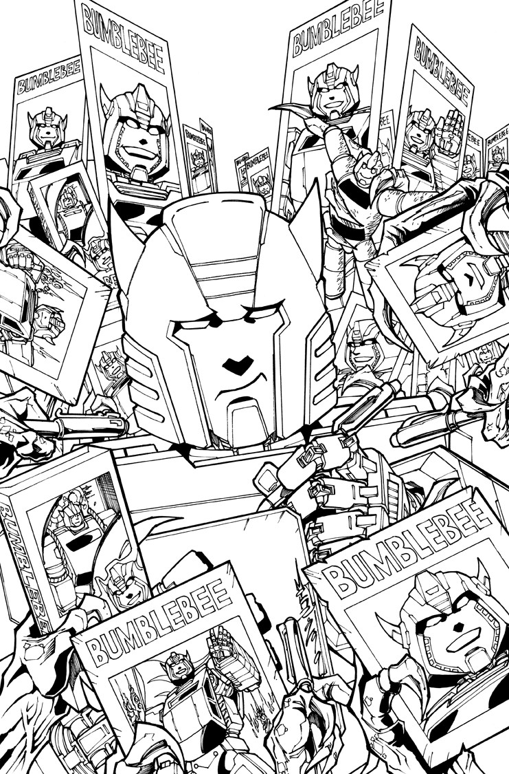 Transformers News: Transformers Galaxies #5 Cover Revealed Complete with Process of Production Transformers News: Transformers Galaxies #5 Cover Revealed Complete with Process of Production