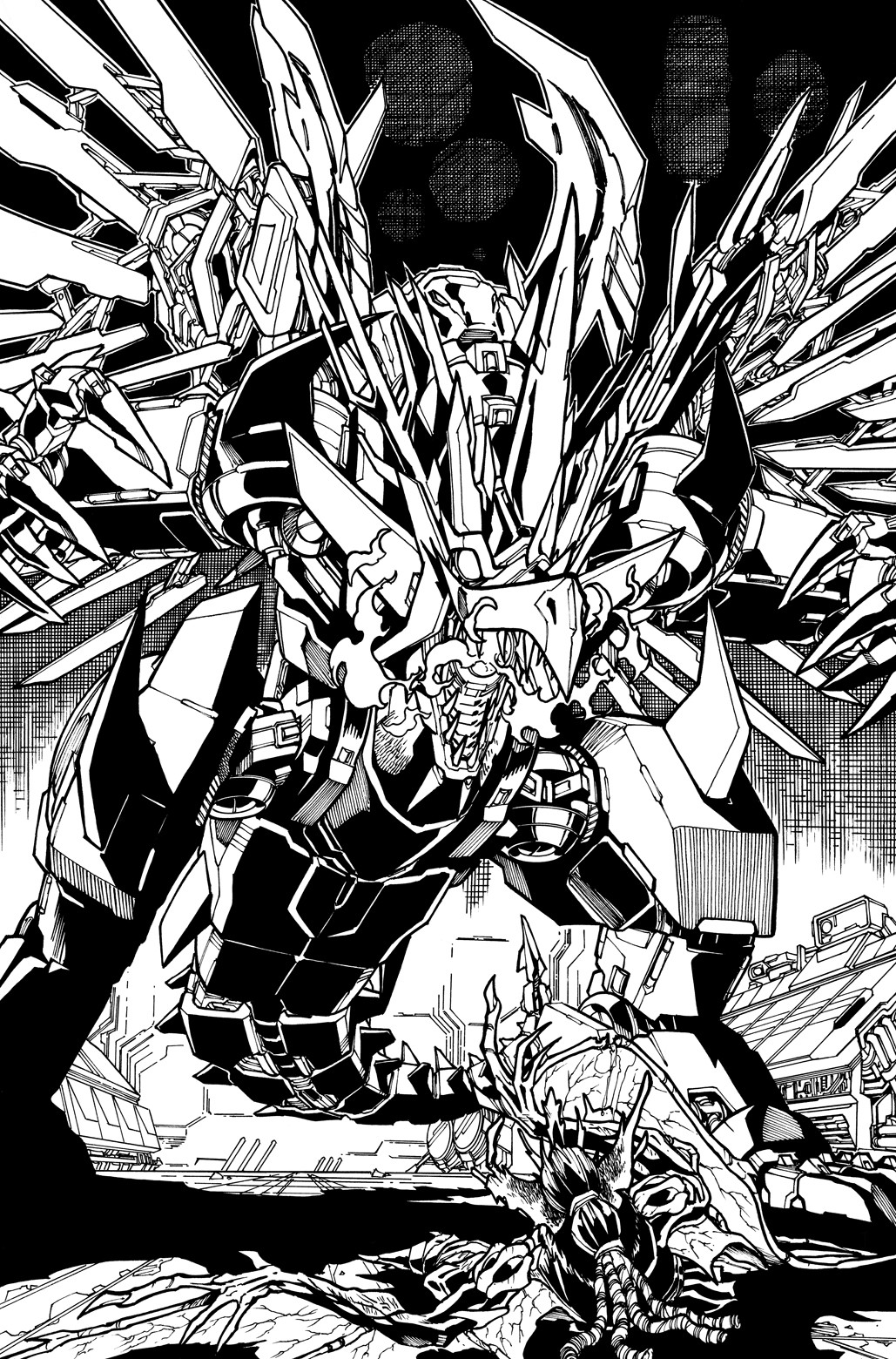 Transformers News: New Transformers Galaxies #5 Line Art by Alex Milne Shown Off Transformers News: New Transformers Galaxies #5 Line Art by Alex Milne Shown Off