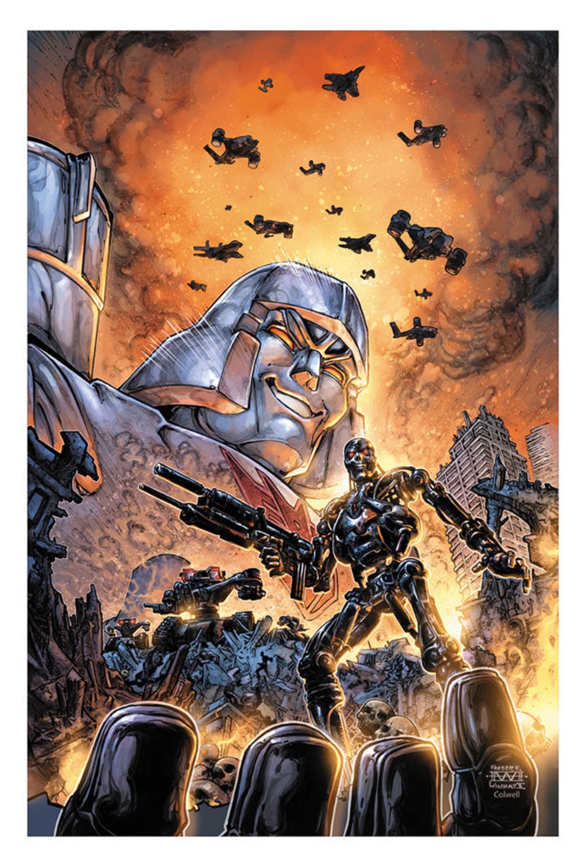 Transformers News: Transformers vs. The Terminator #1 Preview Transformers News: Transformers vs. The Terminator #1 Preview