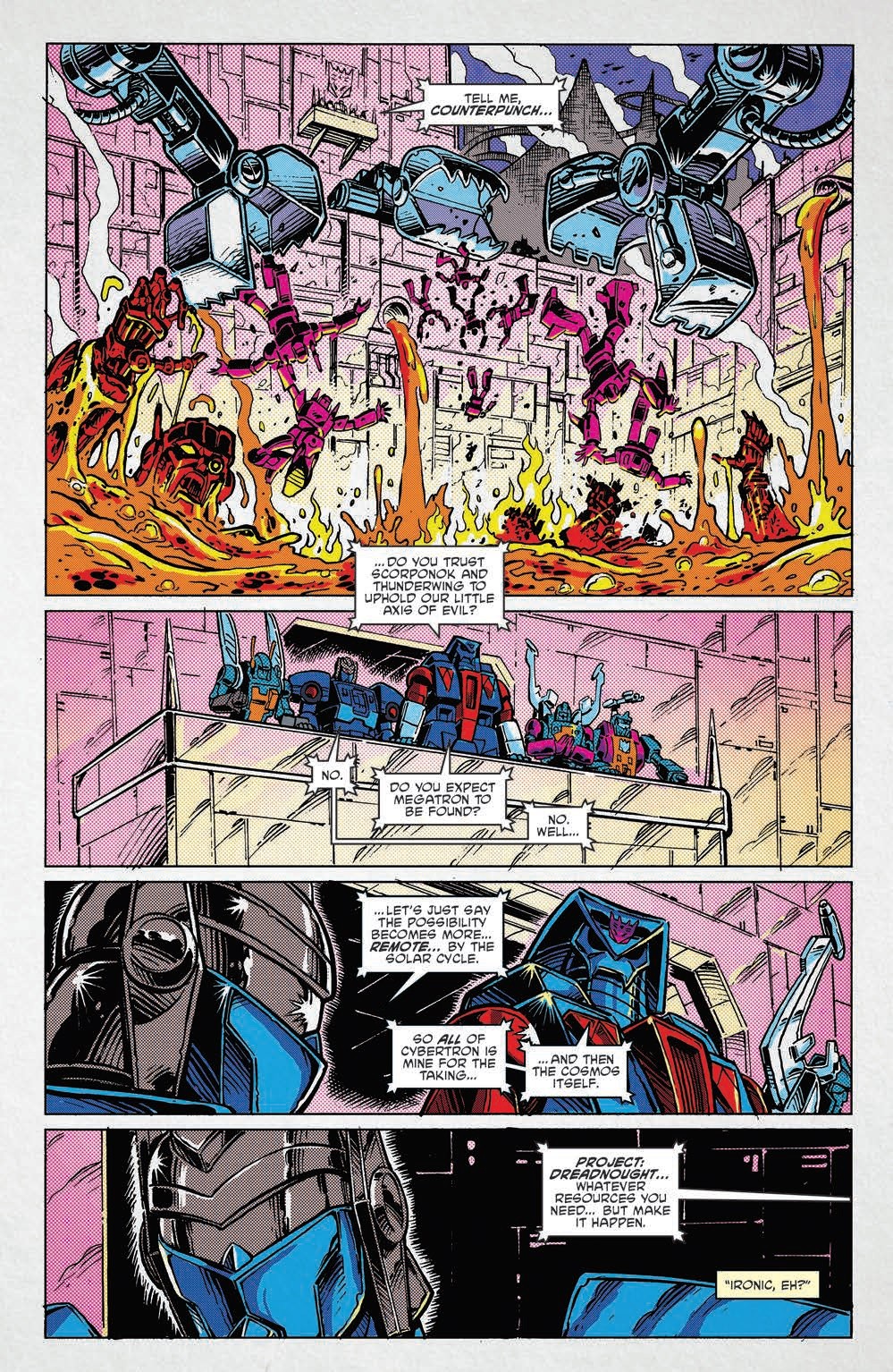 Transformers News: 5 Page Preview for Transformers '84: Secrets & Lies #3 Transformers News: 5 Page Preview for Transformers '84: Secrets & Lies #3