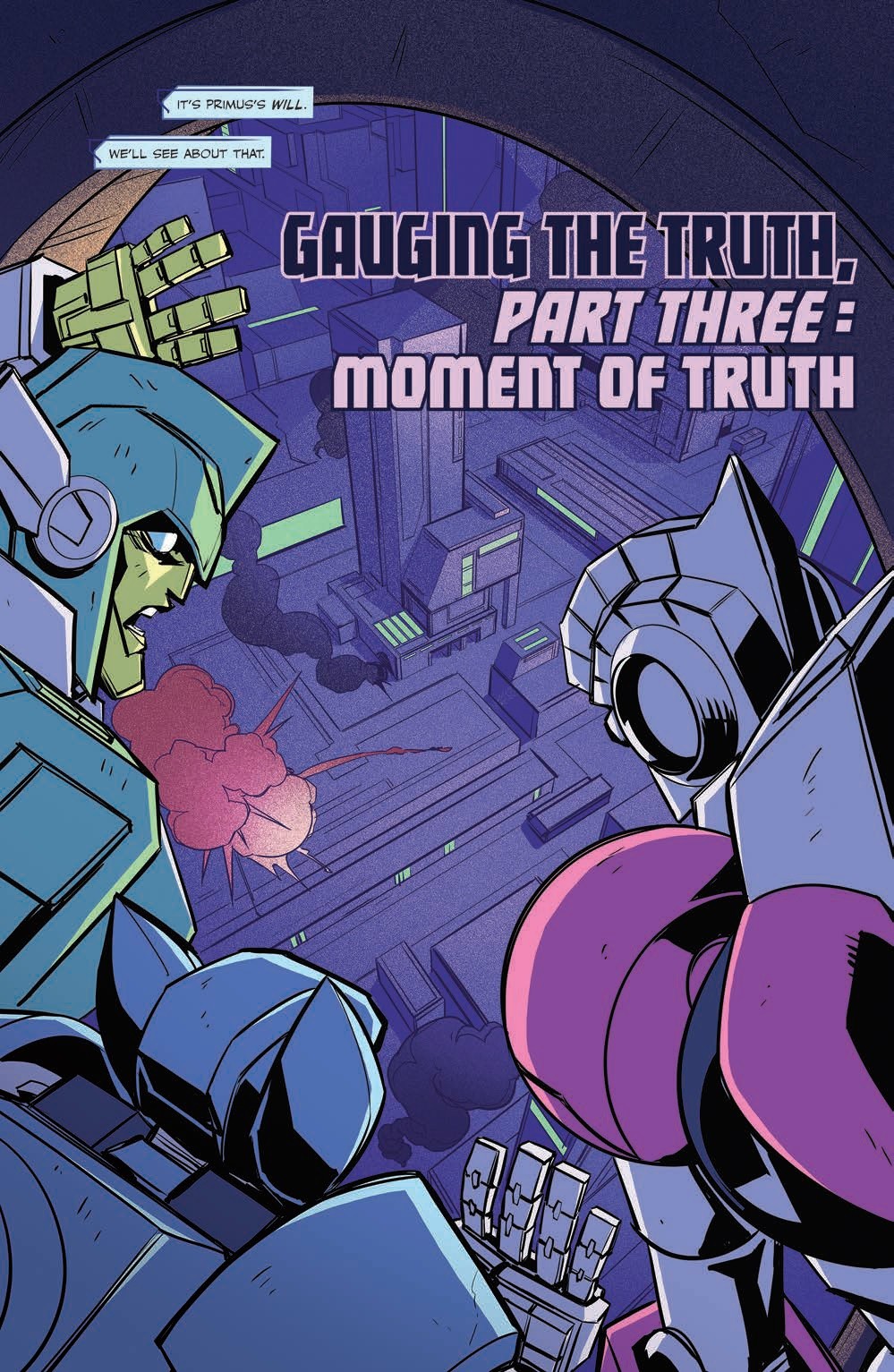 Transformers News: 5 Page Preview for Transformers Galaxies #9