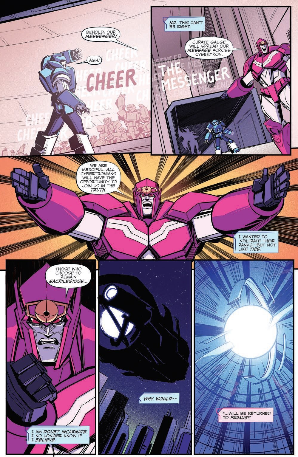 Transformers News: 5 Page Preview for Transformers Galaxies #9