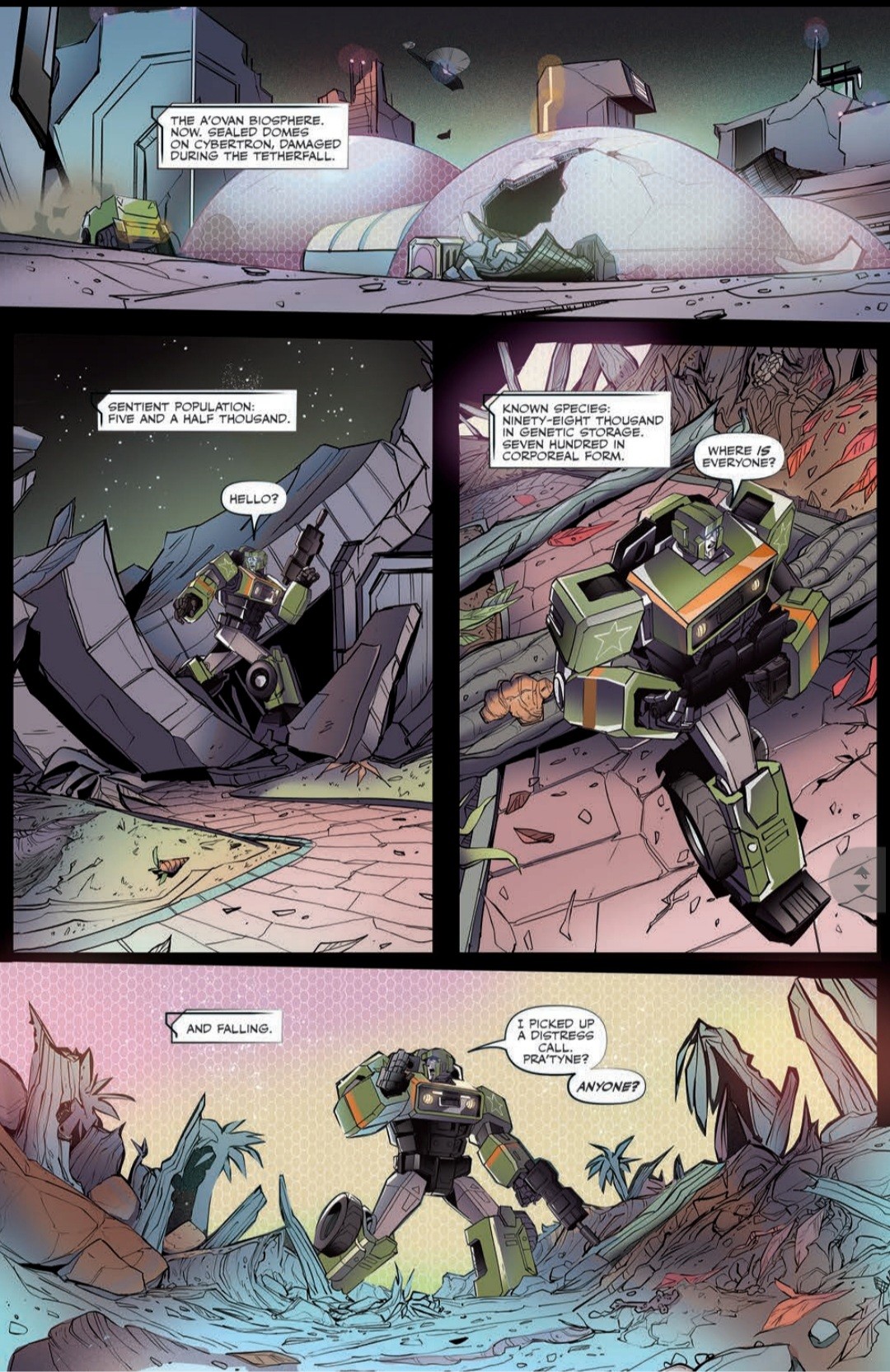 Transformers News: Preview For IDW Transformers: Escape #1