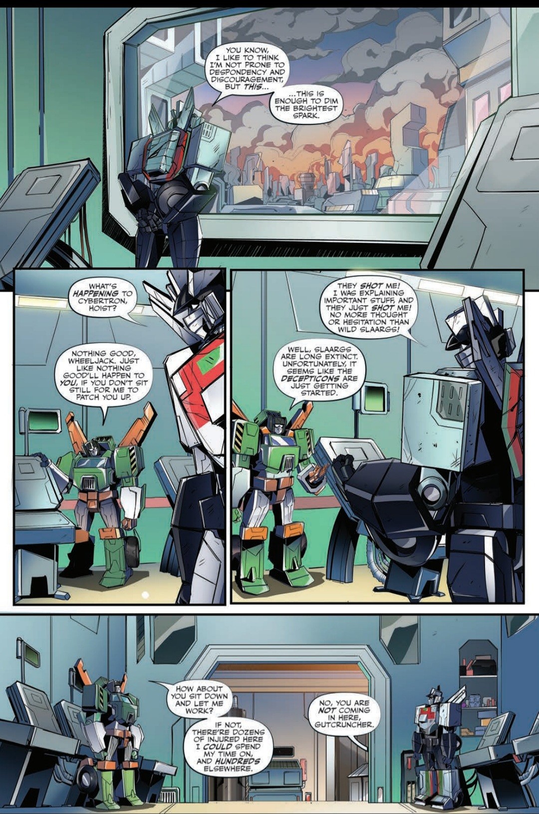 Transformers News: Preview For IDW Transformers: Escape #1