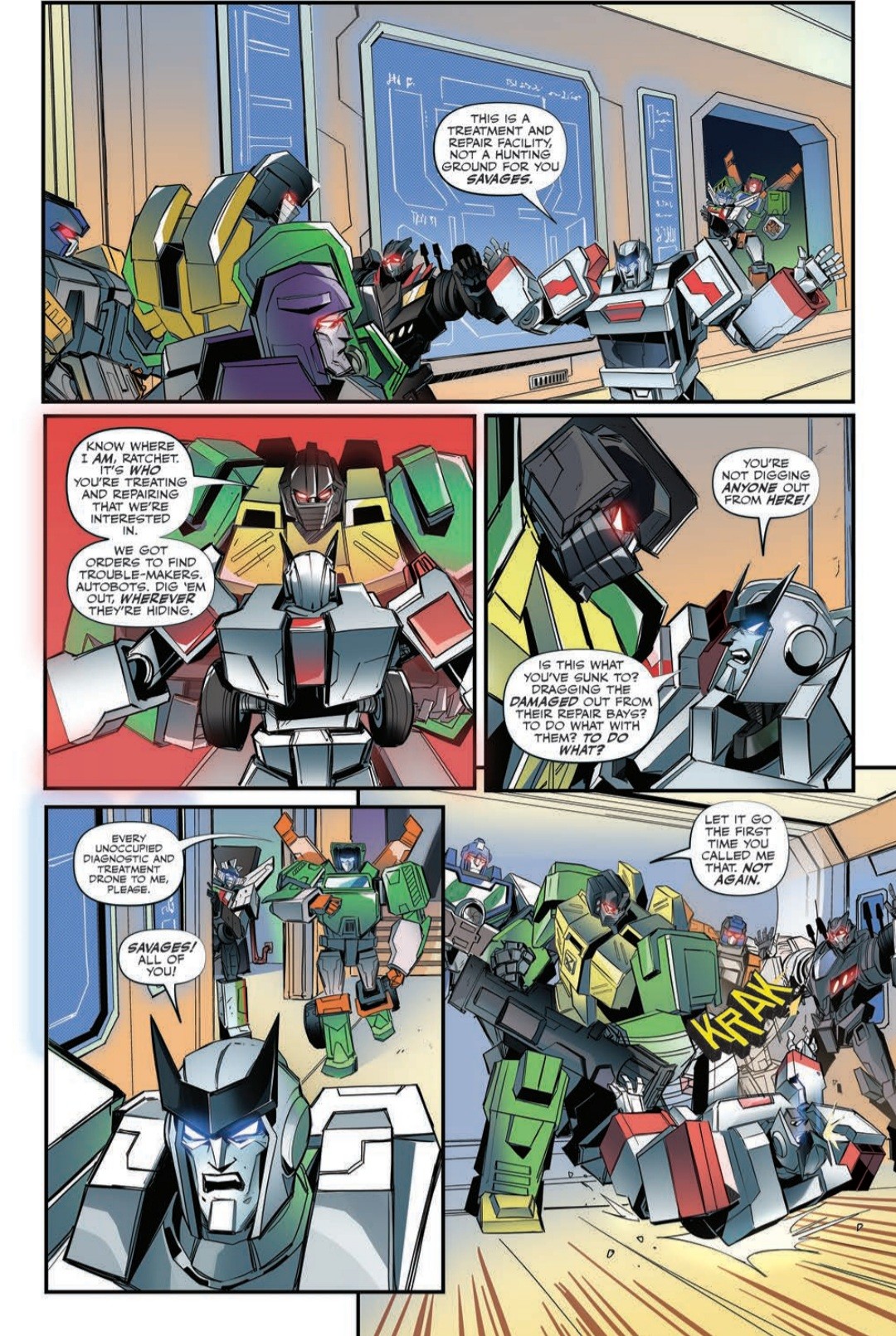 Transformers News: Preview For IDW Transformers: Escape #1