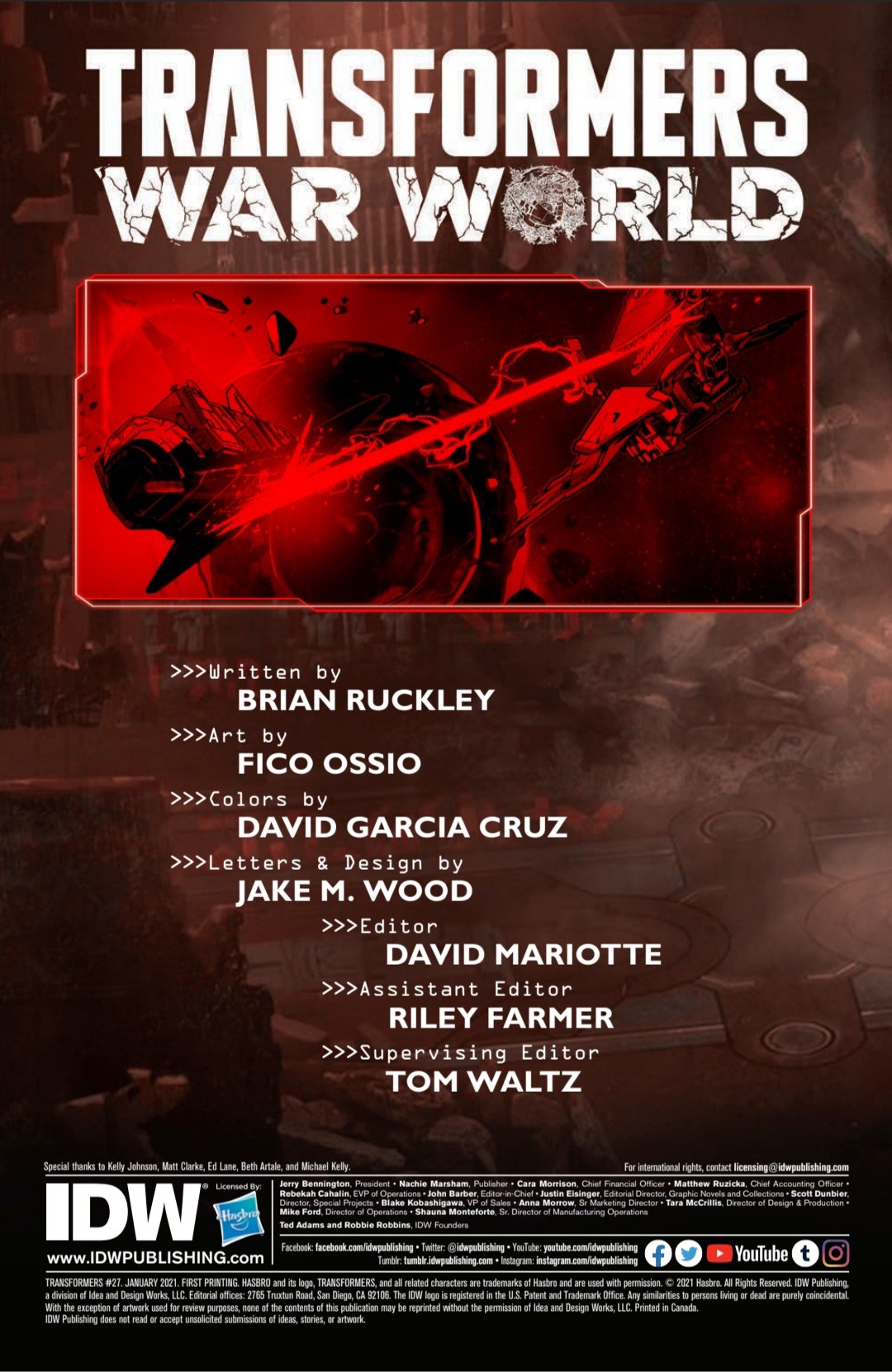 Transformers News: Full 7 Page Preview of IDW Transformers #27