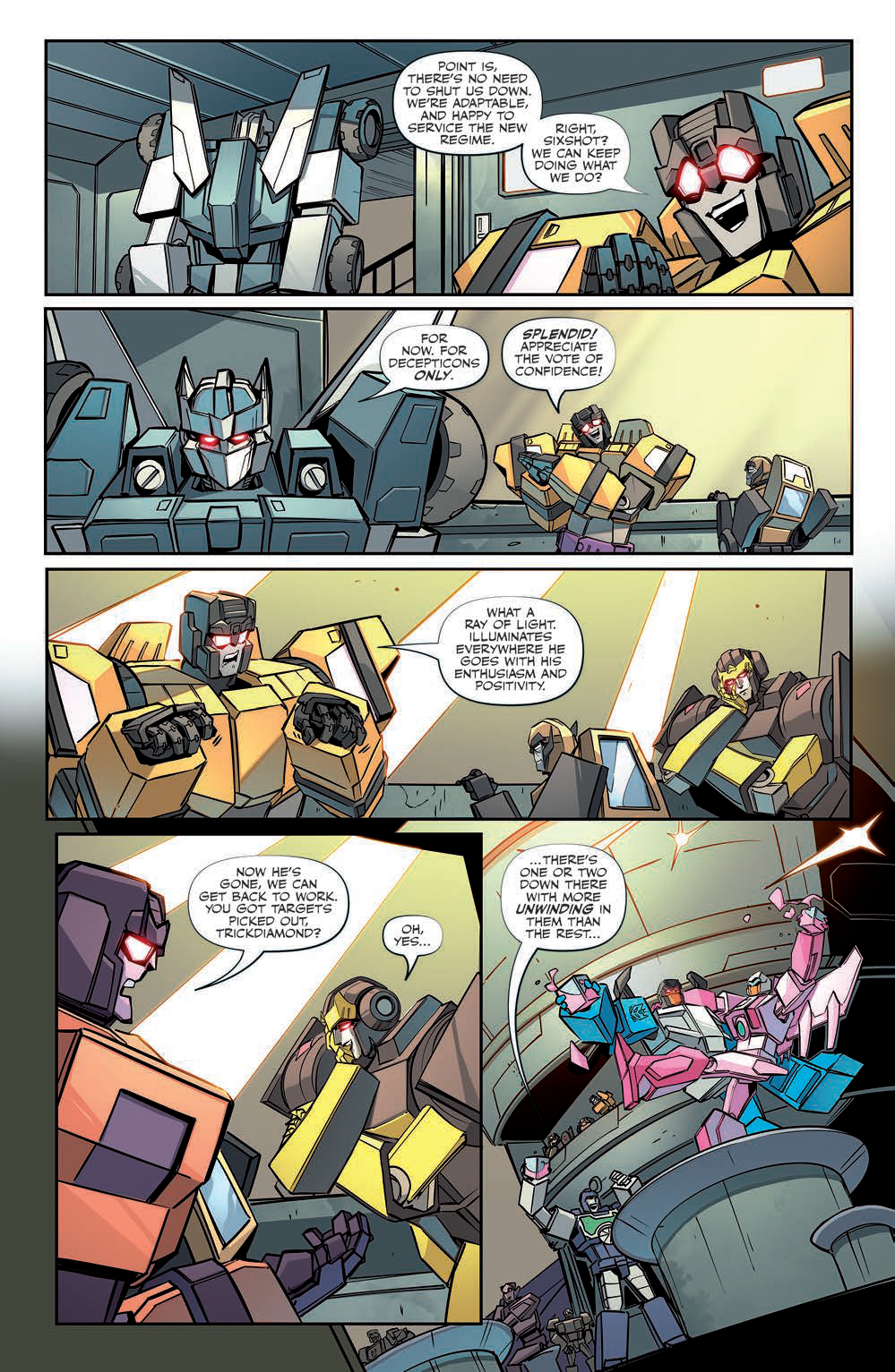 Transformers News: Five Page Preview of IDW Transformers #33