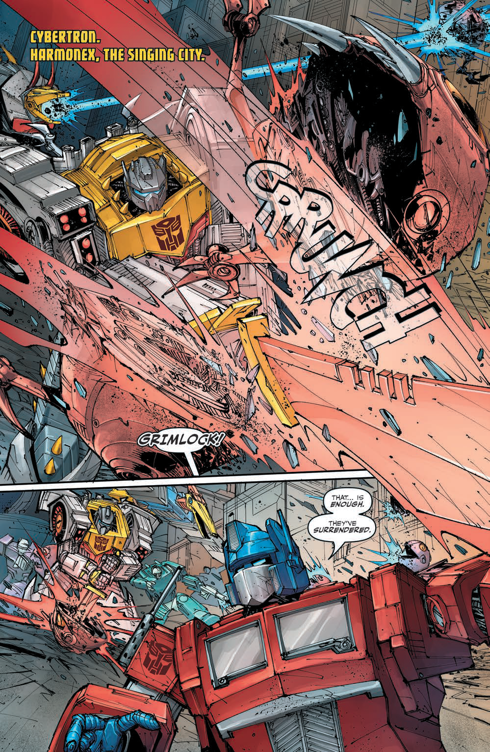 Transformers News: Five Page Preview of Transformers: King Grimlock #1