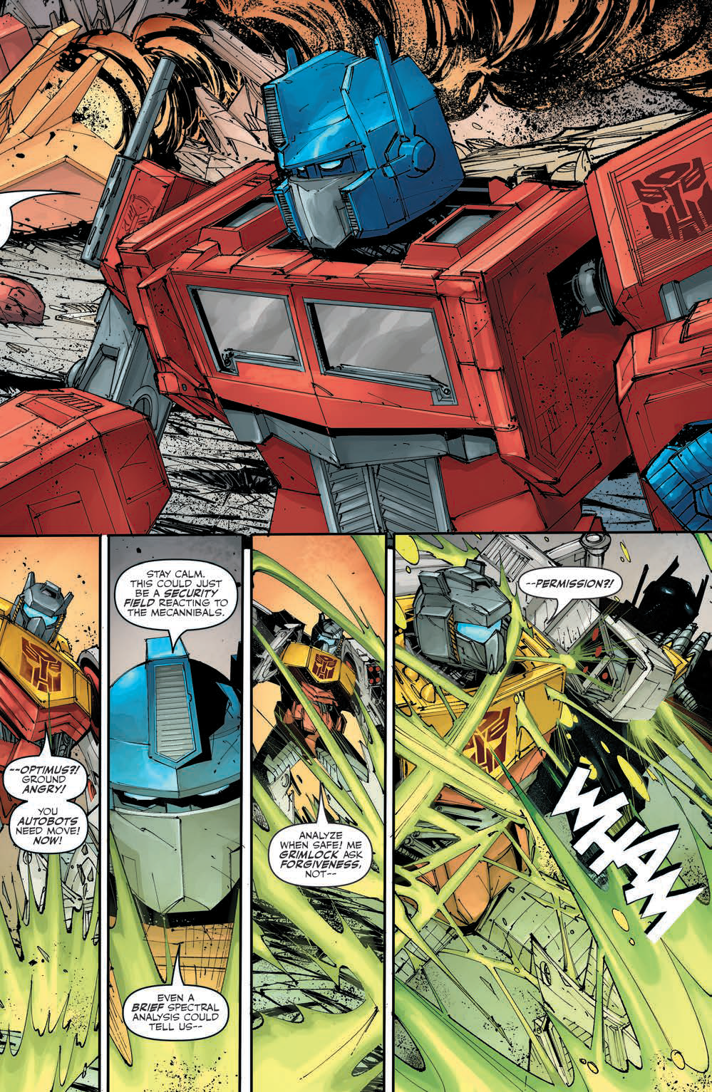 Transformers News: Five Page Preview of Transformers: King Grimlock #1