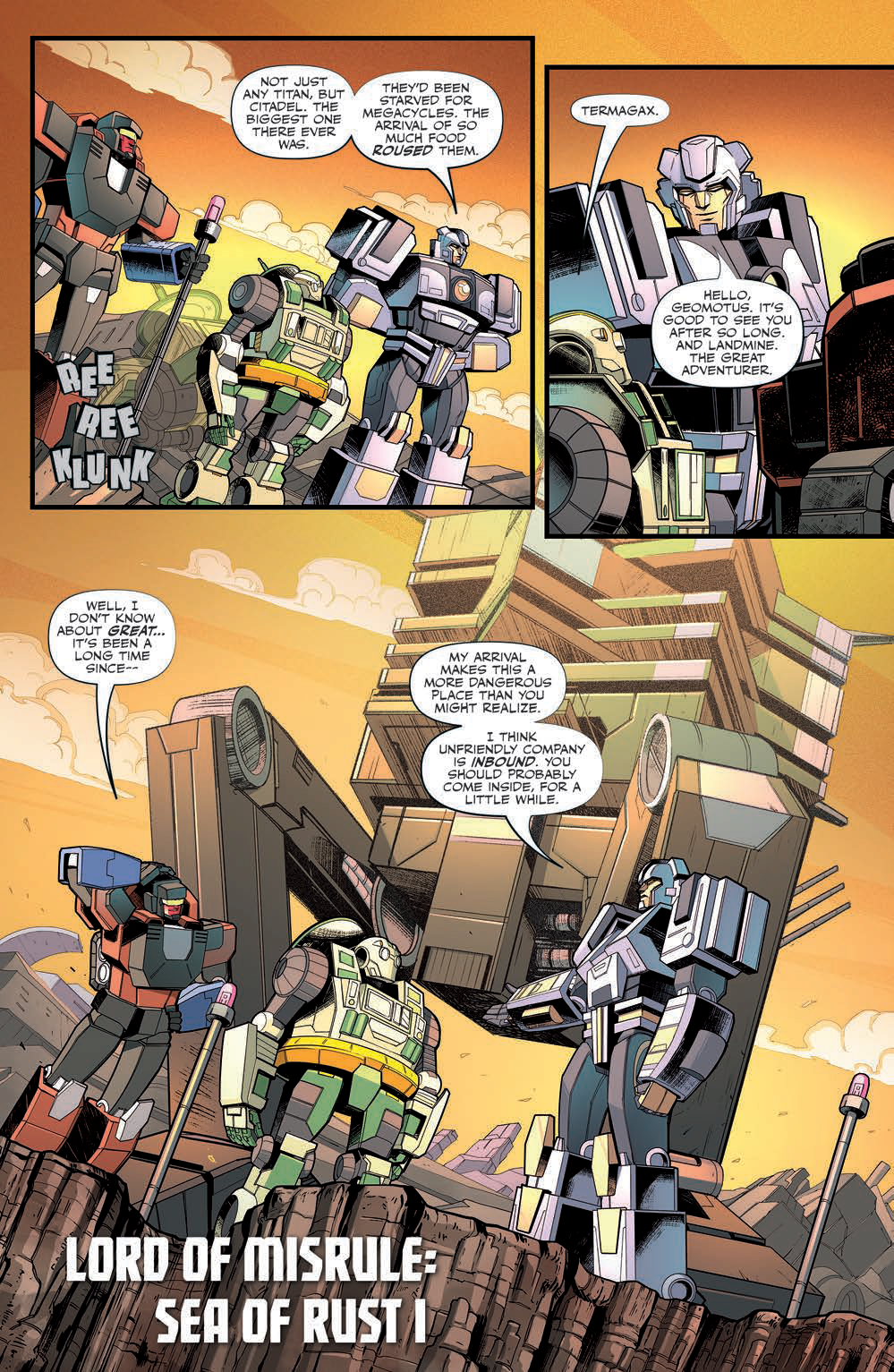 Transformers News: Five Page Preview of IDW Transformers #34