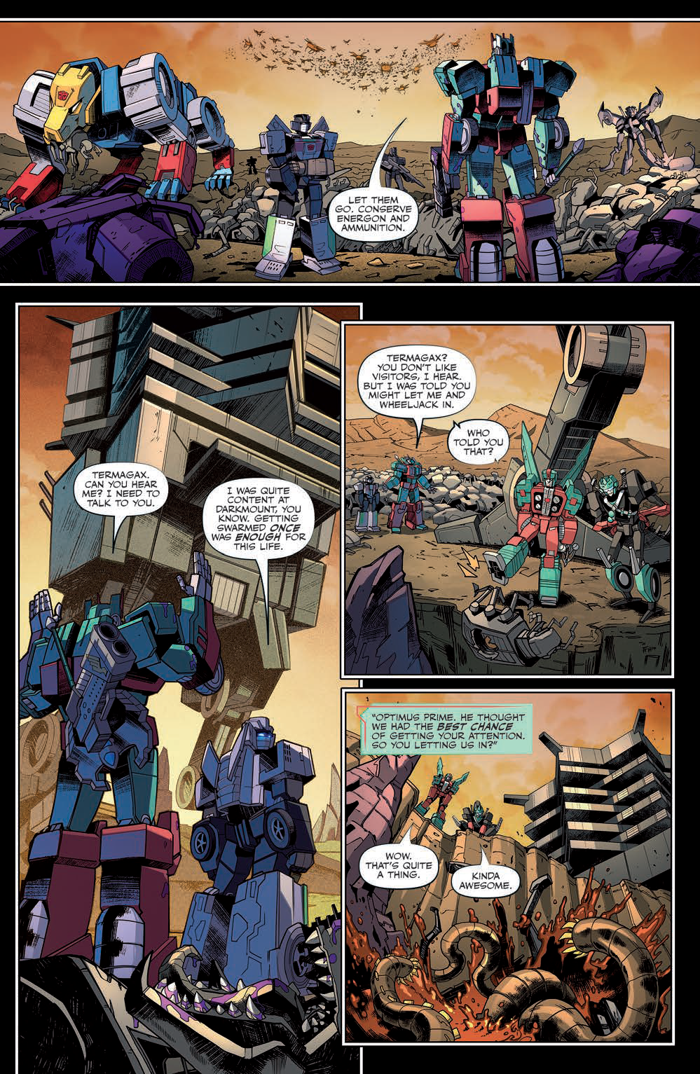 Transformers News: Five Page Preview of IDW Transformers #35 Transformers News: Five Page Preview of IDW Transformers #35