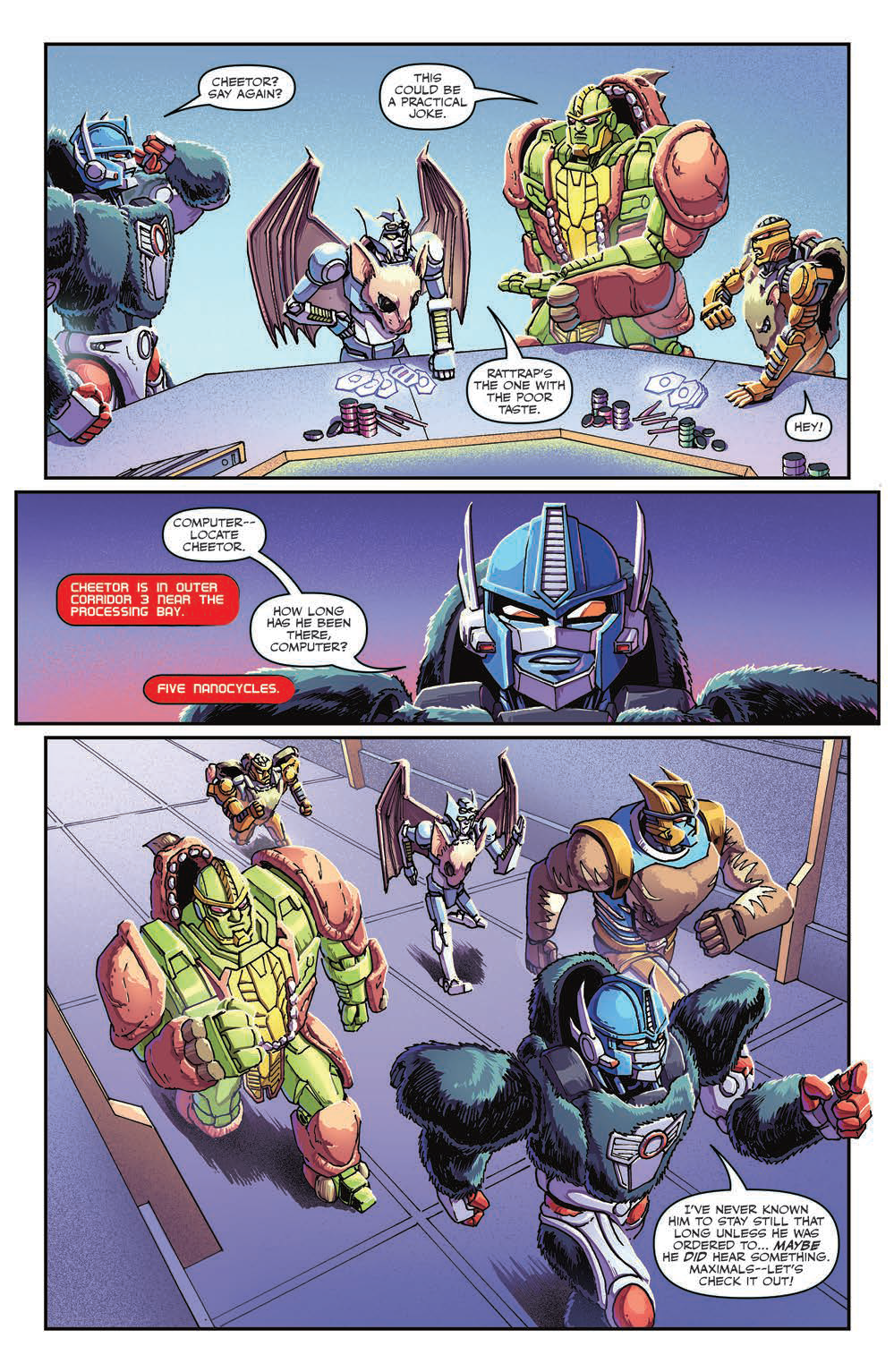 Transformers News: Five Page Preview of IDW Beast Wars #8