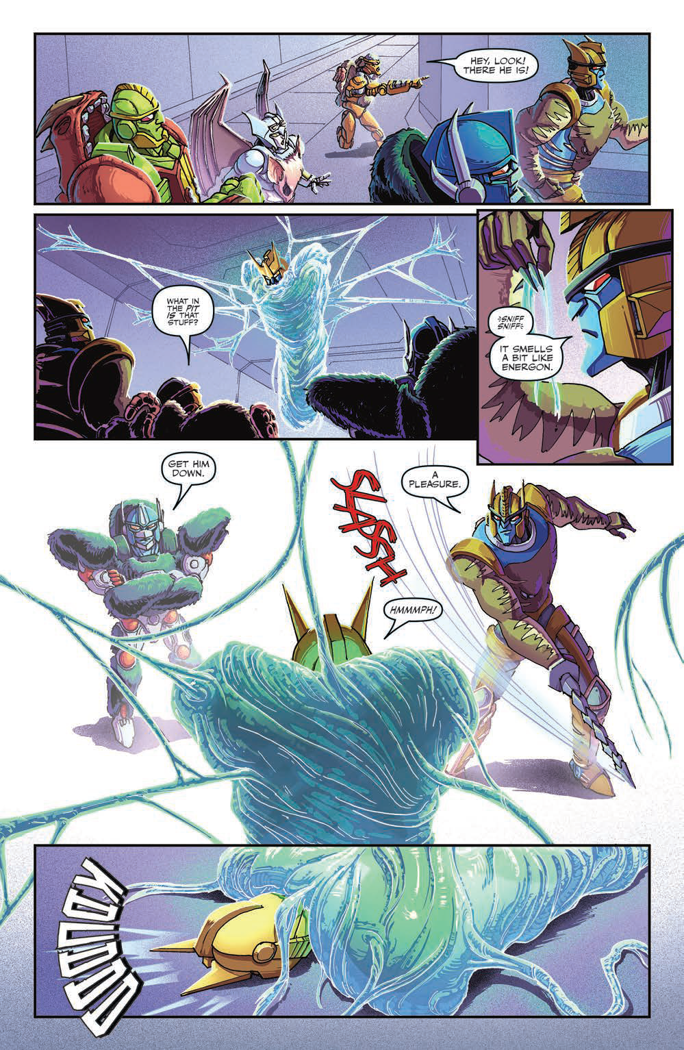 Transformers News: Five Page Preview of IDW Beast Wars #8