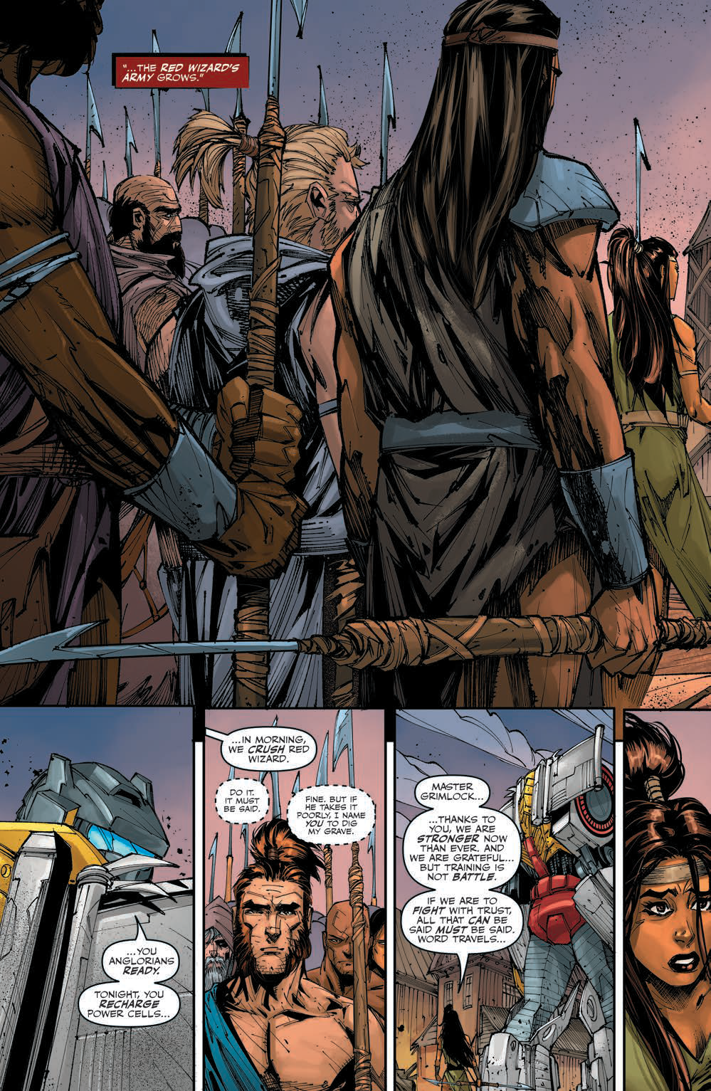 Transformers News: Five Page Preview of Transformers: King Grimlock #3