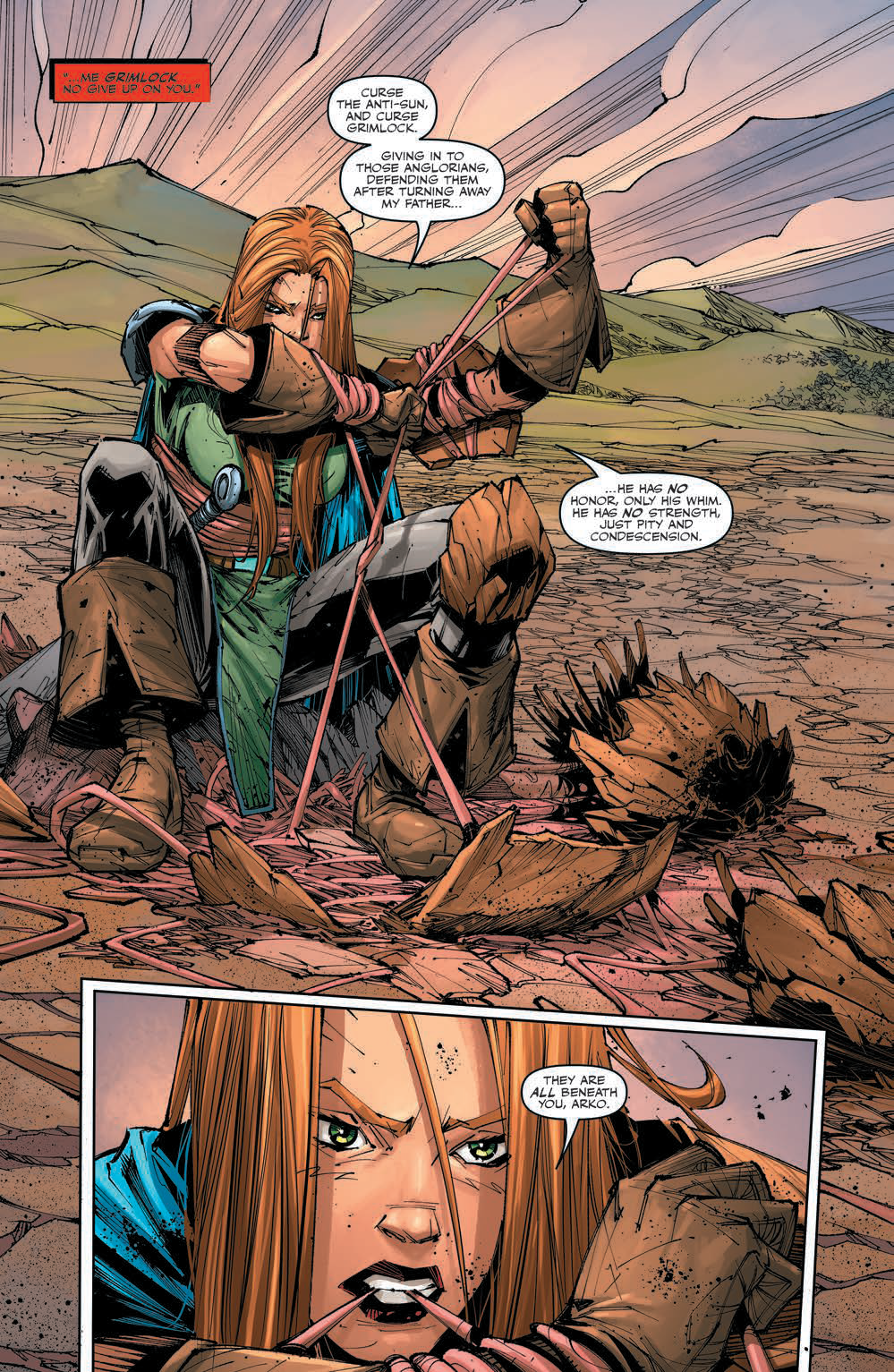 Transformers News: Five Page Preview of Transformers: King Grimlock #3