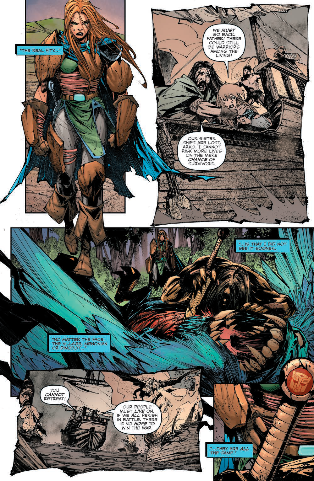 Transformers News: Five Page Preview of Transformers: King Grimlock #3