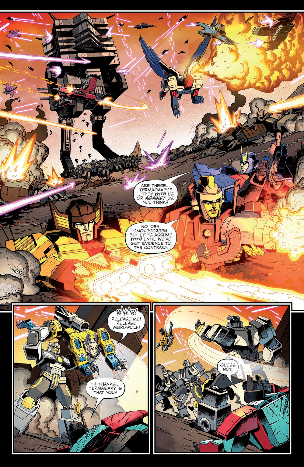 Transformers News: Five Page Preview of IDW Transformers #36
