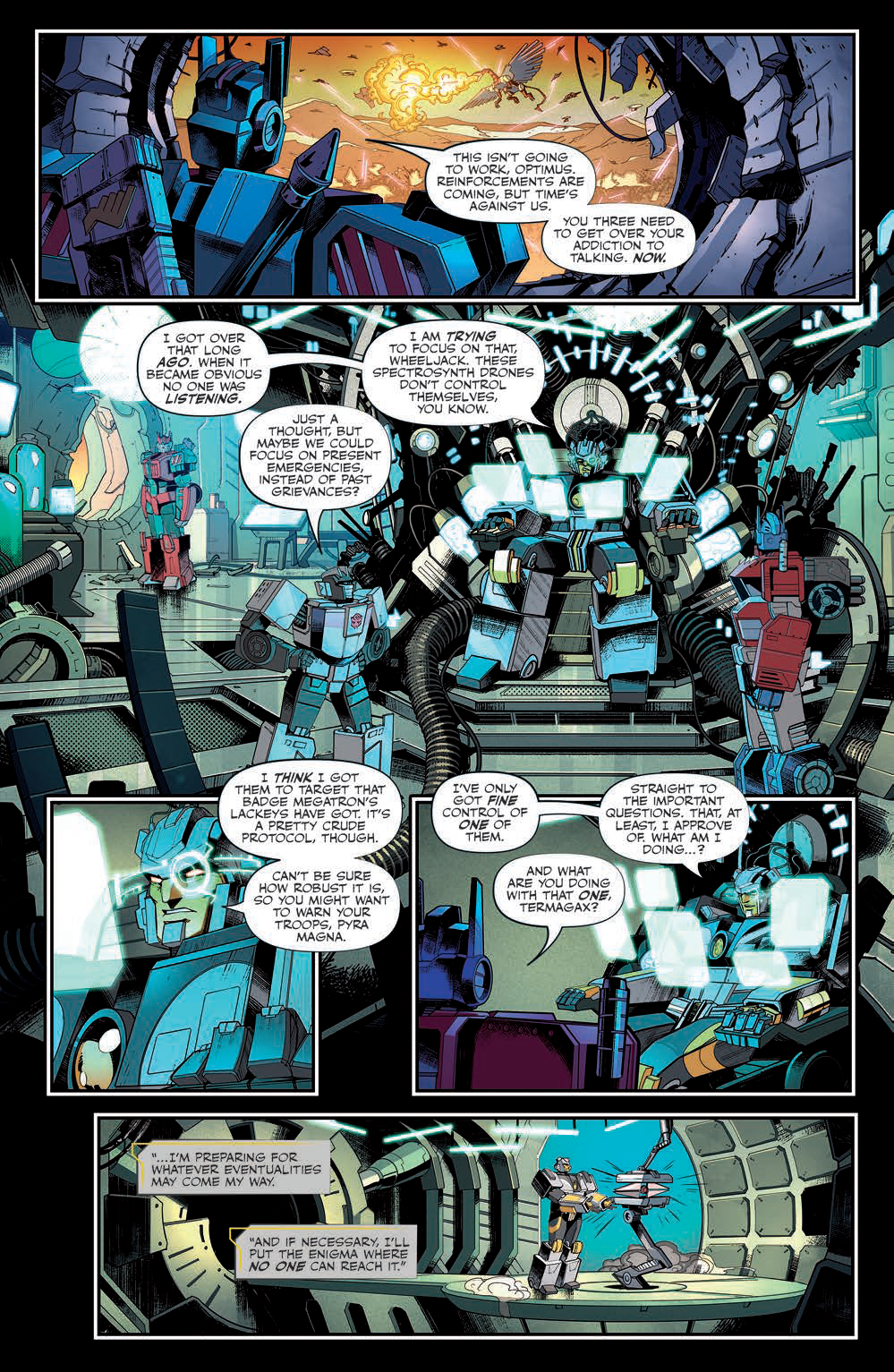 Transformers News: Five Page Preview of IDW Transformers #36