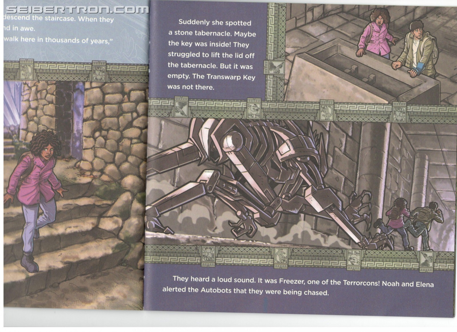 Transformers News: Scans of Rise of the Beasts Books Show Beautiful Guido Guidi Art, Mention of Time Travel and Sweeps