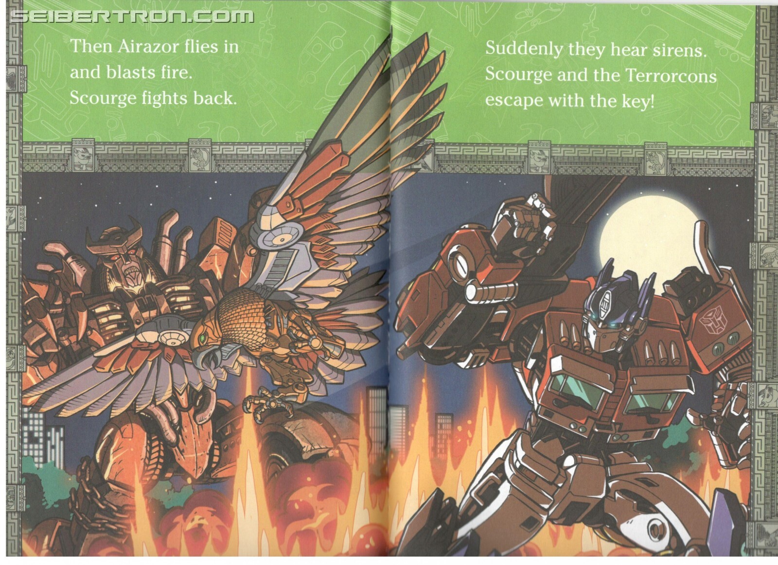 Transformers News: Scans of Rise of the Beasts Books Show Beautiful Guido Guidi Art, Mention of Time Travel and Sweeps