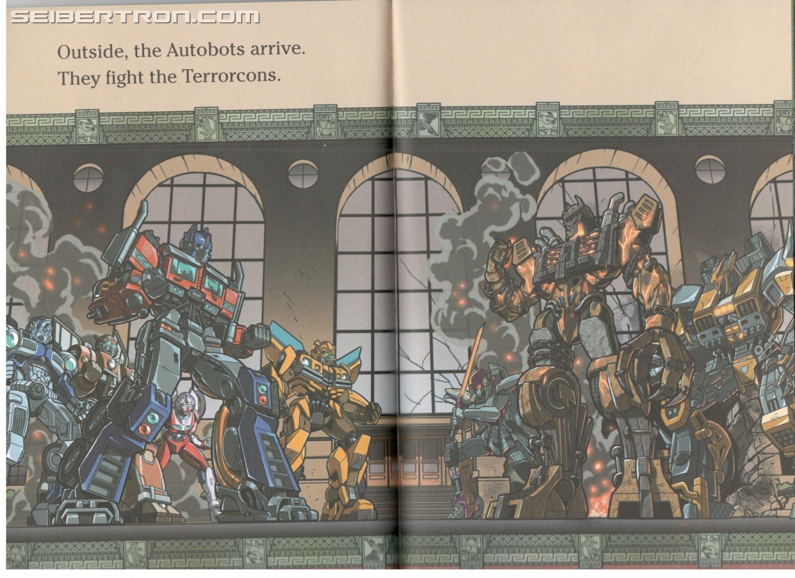 Transformers News: Scans of Rise of the Beasts Books Show Beautiful Guido Guidi Art, Mention of Time Travel and Sweeps