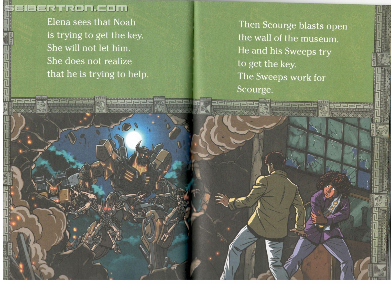 Transformers News: Scans of Rise of the Beasts Books Show Beautiful Guido Guidi Art, Mention of Time Travel and Sweeps
