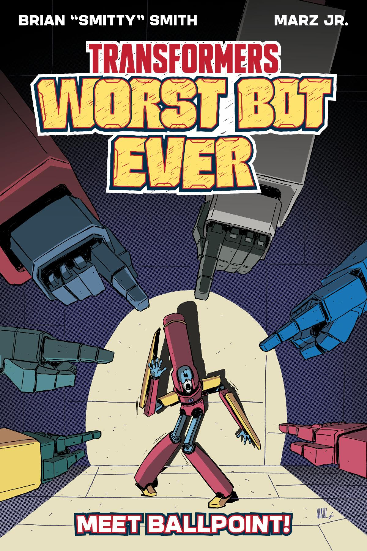 Transformers News: We Have a Preview for the Comic about a Transformer that turns into a Ballpoint Pen