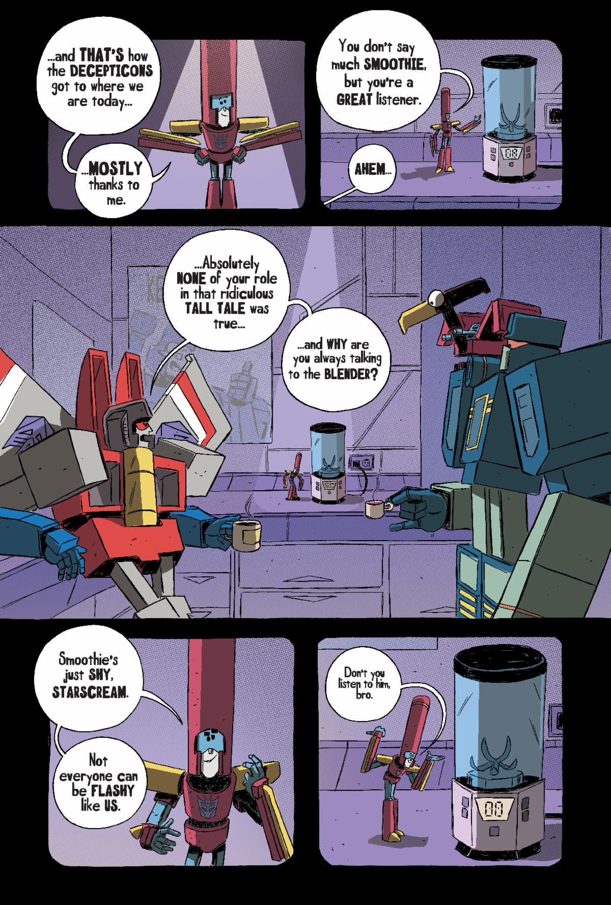 Transformers News: We Have a Preview for the Comic about a Transformer that turns into a Ballpoint Pen
