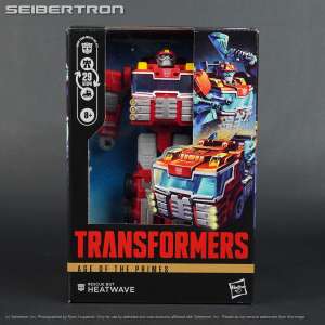 Visit shop.seibertron.com to buy "Rescue Bot HEATWAVE Transformers Age of the Primes AOTP Voyager Hasbro 2025 New"