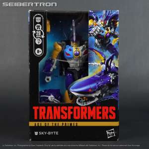 Visit shop.seibertron.com to buy "SKY-BYTE Transformers Age of the Primes AOTP Voyager RID Hasbro 2025 New"