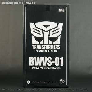 Visit shop.seibertron.com to buy "BWVS-01 OPTIMUS PRIMAL + MEGATRON Transformers Beast Wars Again Kingdom 2023 New"