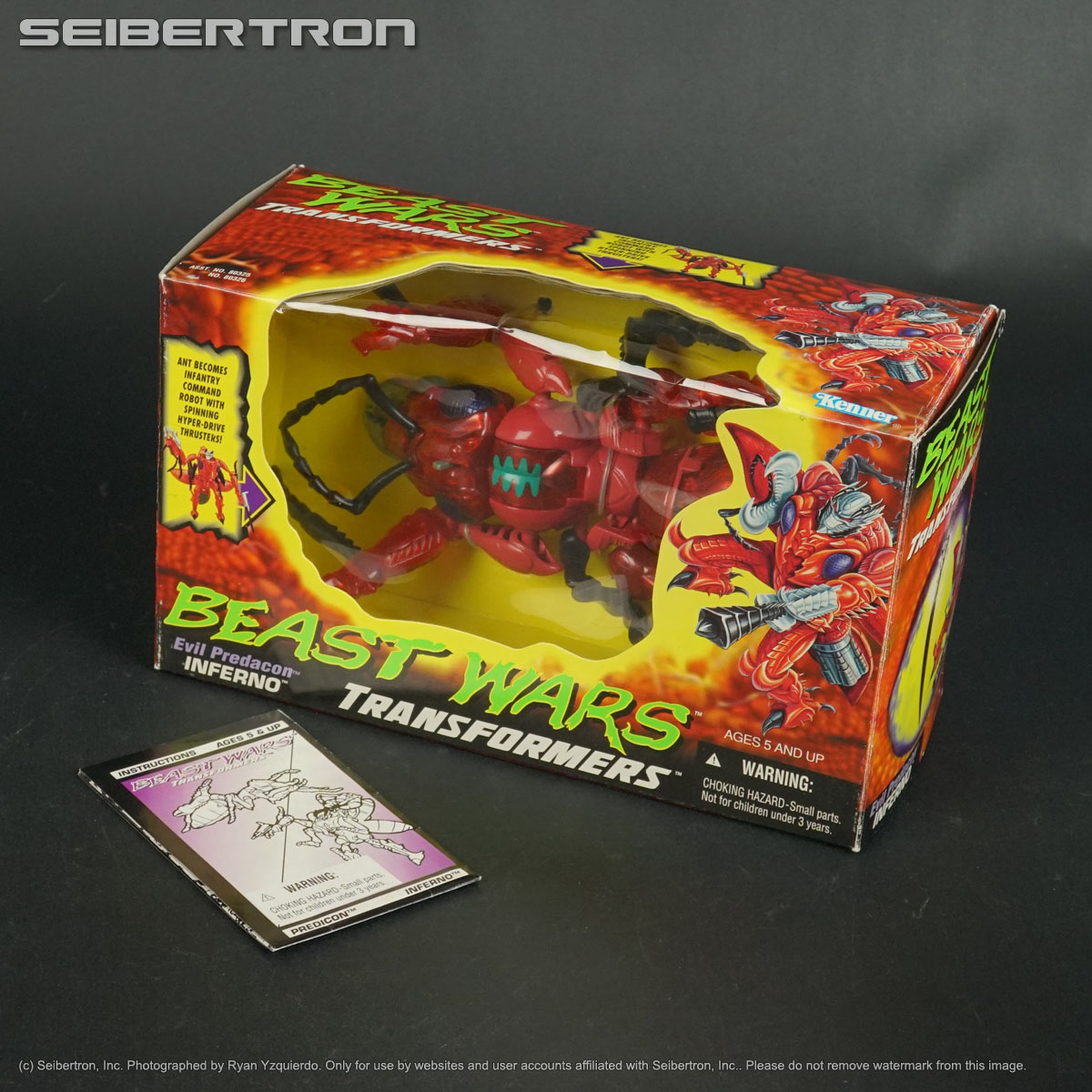 INFERNO Transformers Beast Wars Mega complete + box + instructions 1997 211210A