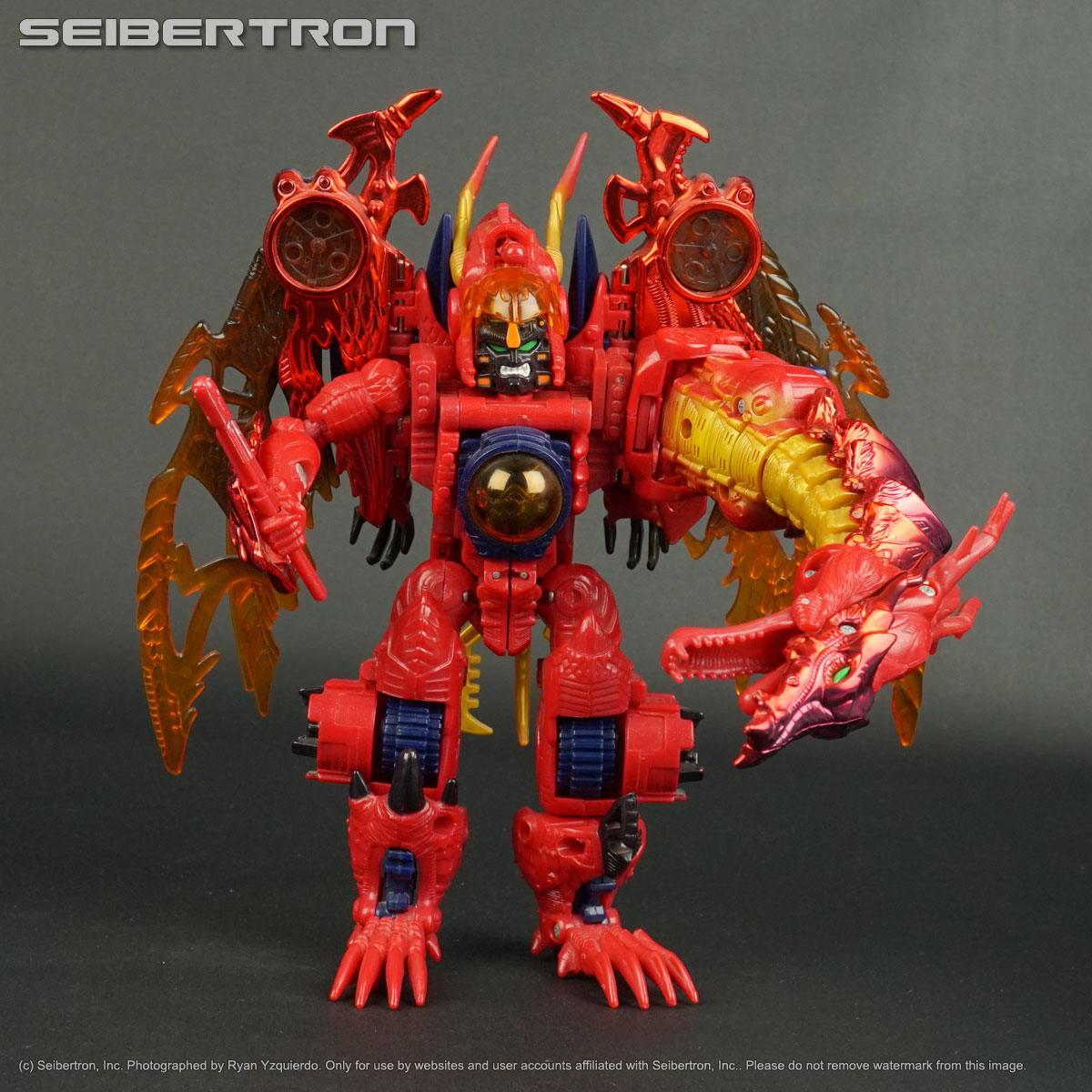 TRANSMETAL 2 MEGATRON Transformers Beast Wars Dragon complete 1999 230711A
