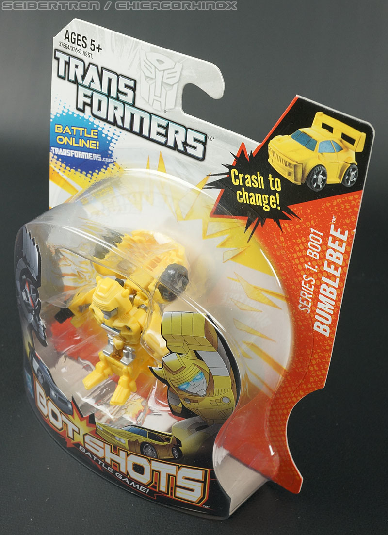 Transformers listings from Seibertron.com: BUMBLEBEE Transformers Bot Shots Series 1: B001 2012 New