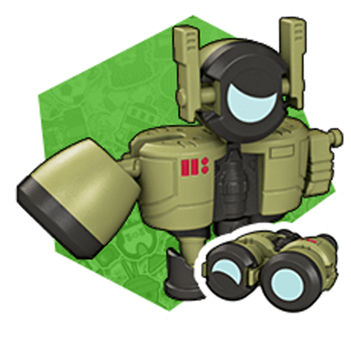 GOOGLY SPY P.I. Transformers BotBots Series 4 Wilderness Troop 2020 binoculars