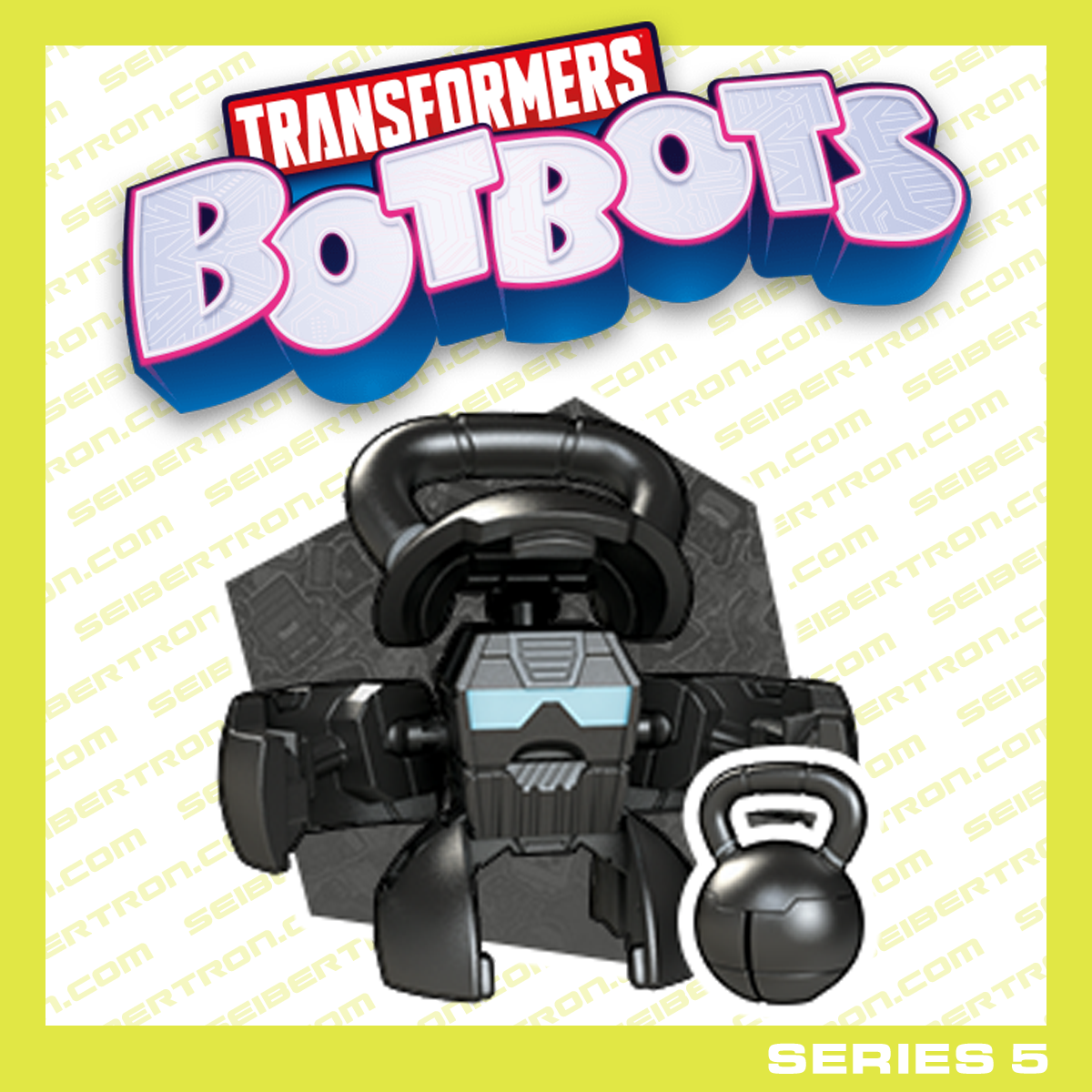 BOT-T-BUILDER Transformers BotBots Series 5 Cardio Clique kettlebell weight 2020
