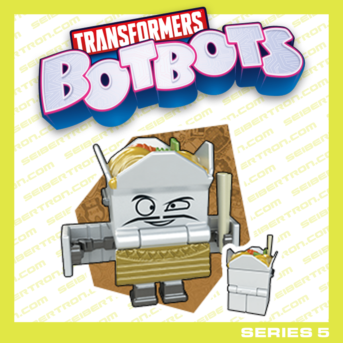 LIEUTENANT LO MEIN Transformers BotBots Series 5 Hibotchi Heats sushi 2020