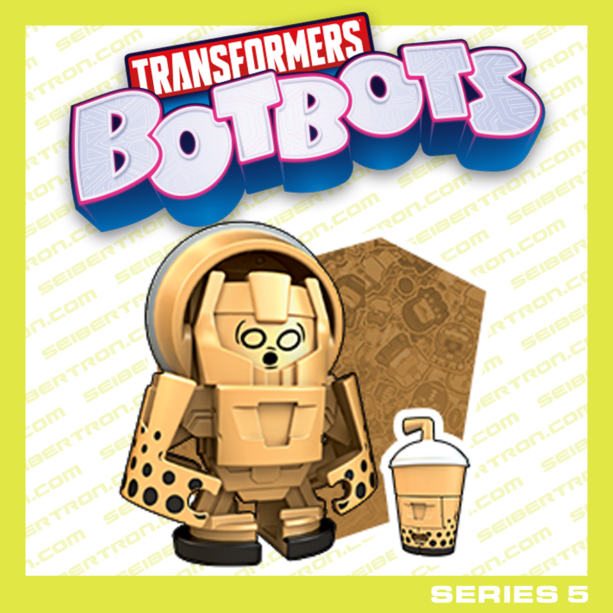 SUPER BUBS Transformers BotBots Series 5 Hibotchi Heats bubble tea Hasbro 2020