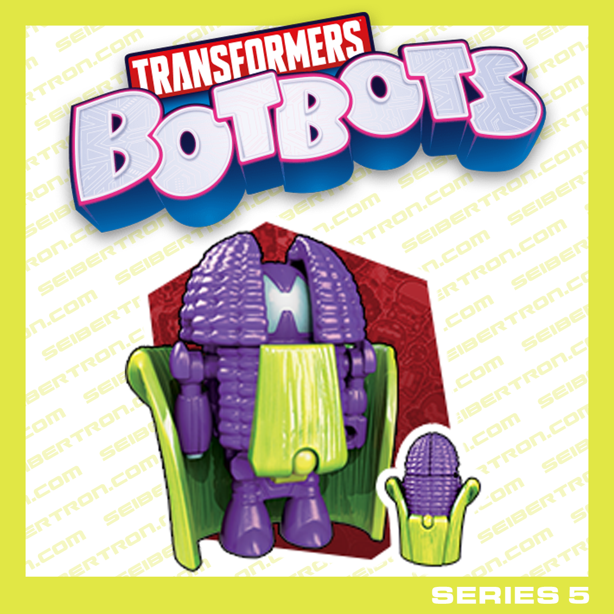 THE CORN CRUSADER Transformers BotBots Series 5 Los Deliciosos purple corn 2020