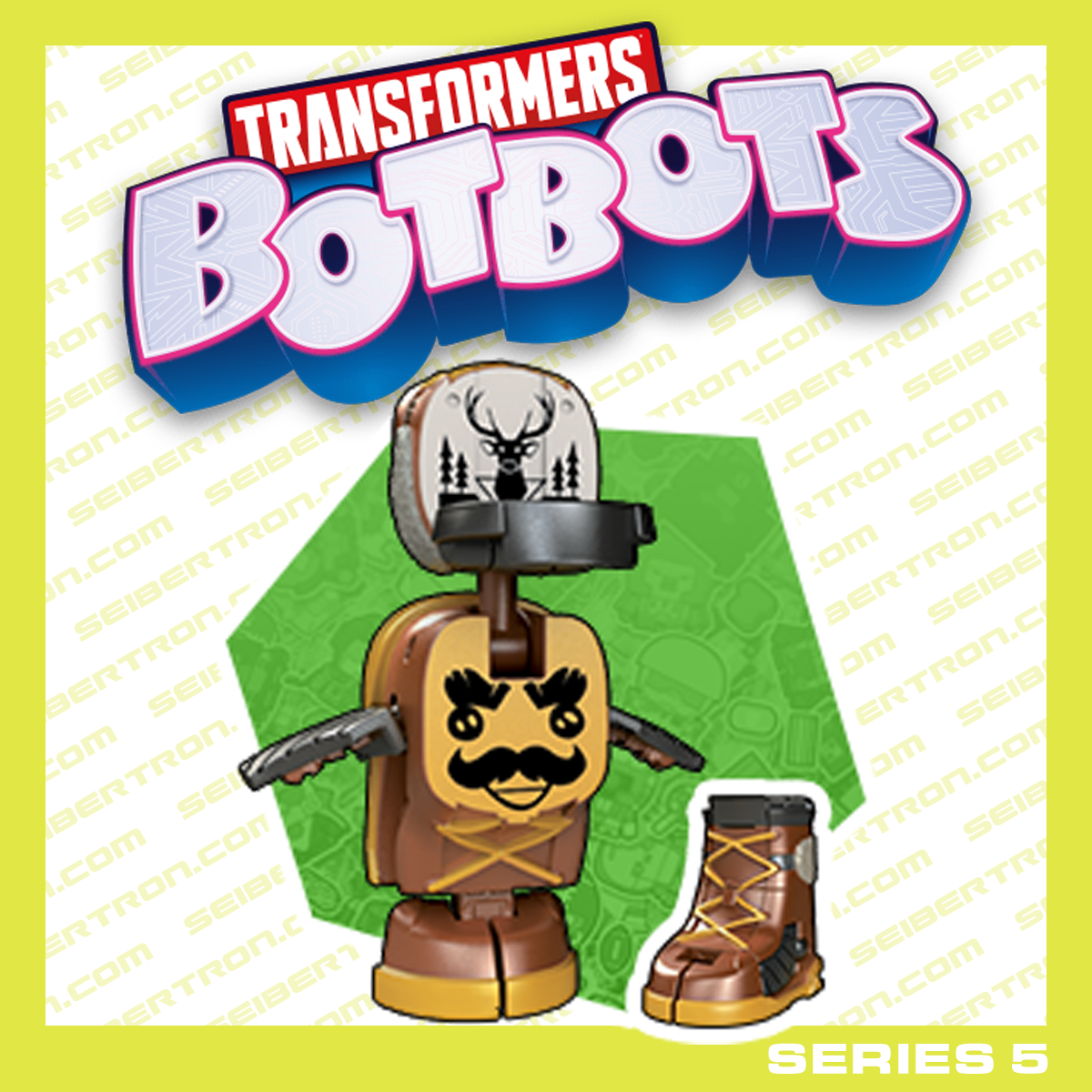 LUMBERING JACK Transformers BotBots Series 5 Wilderness Troop hiking boot 2020