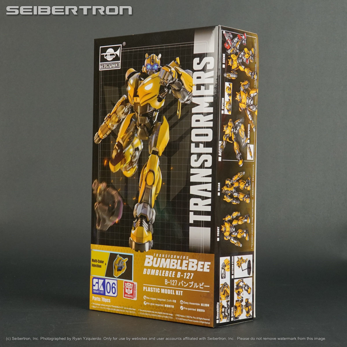 Transformers Bumblebee B-127 Figure Model Kit Cybertron Easy to Assemble 3D  Articulated Action Pre Painted Collectible Series Toys Hobby