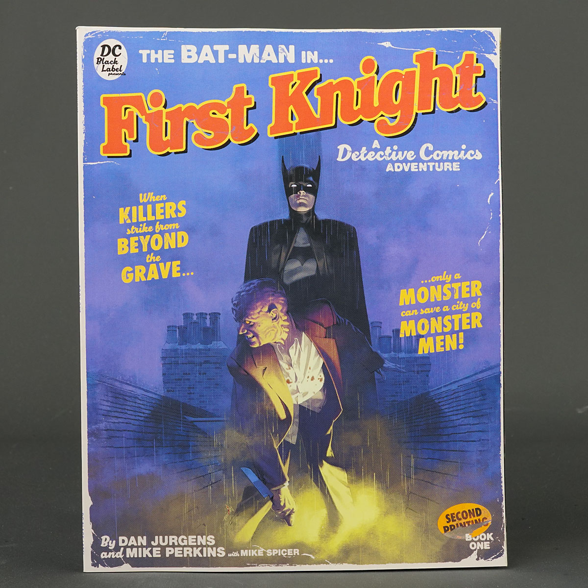 BAT-MAN FIRST KNIGHT #1 2nd ptg Pulp Novel DC Comics 1223DC887 (CA) Aspinall