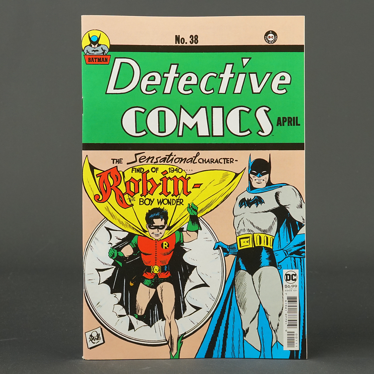 DETECTIVE COMICS #38 Facsimile DC Comics 2022 ptg 0922DC131 Robin (CA) Kane + More