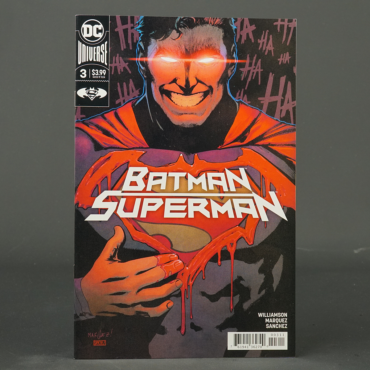 BATMAN SUPERMAN #3 DC Comics 2019 (A/CA) Marquez (W) Williamson 230915A